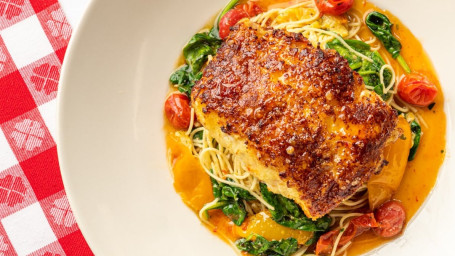 Parmesan-Crusted Cod With Calabrian Honey