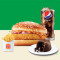 Knuspriger Veg Burger Medium Fries Med Pepsi Choco Lava Tasse