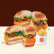 Paneer Royale Burger Hot 'N' Cheezy Burger 1 Kostenlose Med-Pommes
