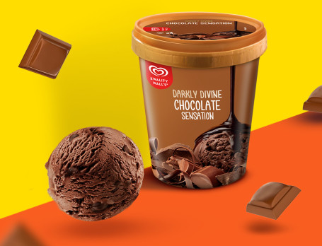 Darkly Divine Chocolate Sensation [Tub, 700Ml]