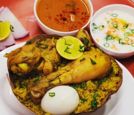 Chicken Biryani (750Ml) With Chicken Kasha (2Pcs)