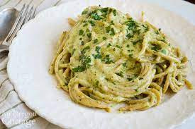 Spaghetti Creme Pesto