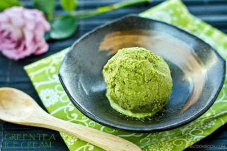 Grüner Tee Eiscreme