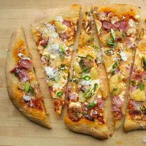 Hawaiianische Pizza