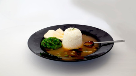 E. Japanese Hot Rice Soup (Zosui)