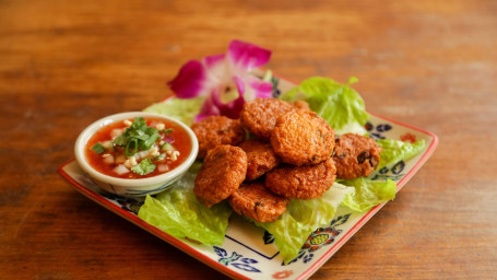 Crispy Chive Cakes