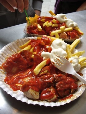 Currywurst Brot