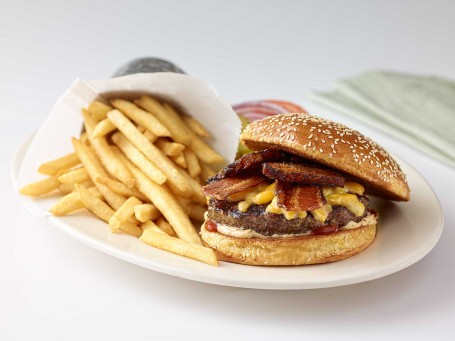 BBQ Bacon Cheese Burger – Sin Gluten