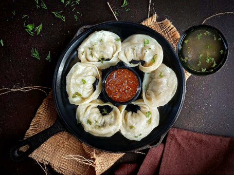 Darjeeling Steam Momo Veg 6 Pcs