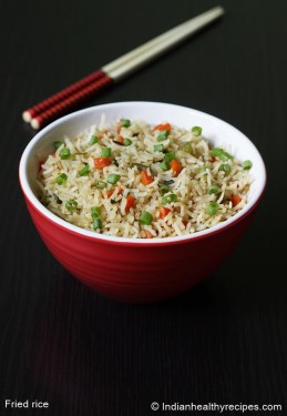 Gebratener Reis Mit Gemischtem Gemüse
