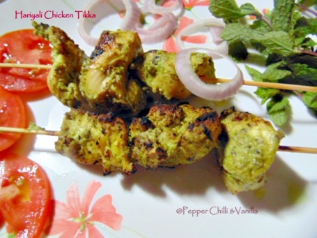 Hühnchen-Hariyali-Kebab