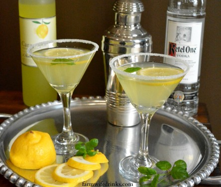 Zitronentropfen-Martini