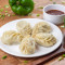 Steam Chicken Momos [5Pcs] With Soup