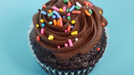 Schokoladen-Cupcake Mit Schokoladenglasur
