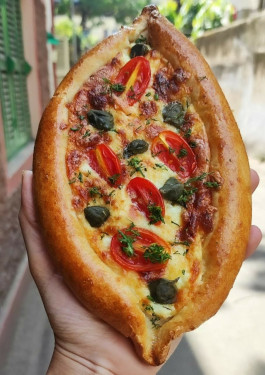 Khachapuri Cherry Tomatoes Capers