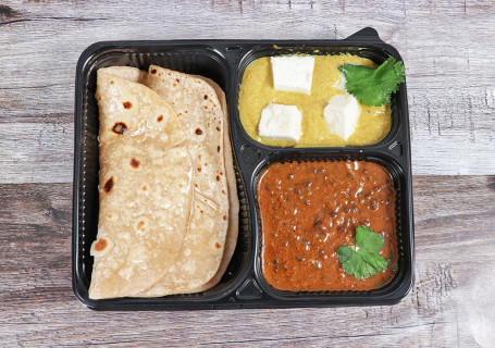 Roti Naan Kulcha Dal Makhani Sabji Onion Salad