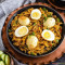 Egg Biryani With Aloo Salad