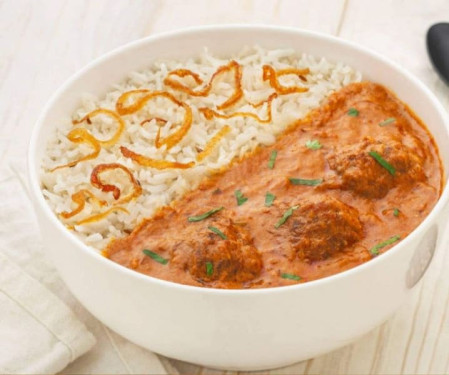 Jeera Rice With Chicken Kofta (3Pcs)