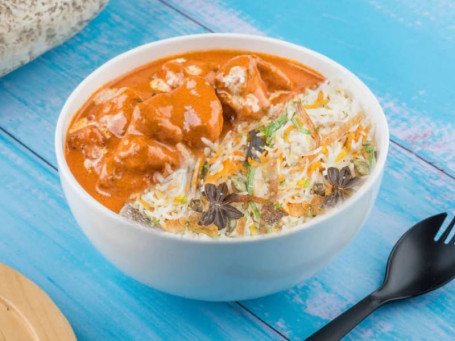 Awadhi Rice With Butter Chicken (2 Pcs)
