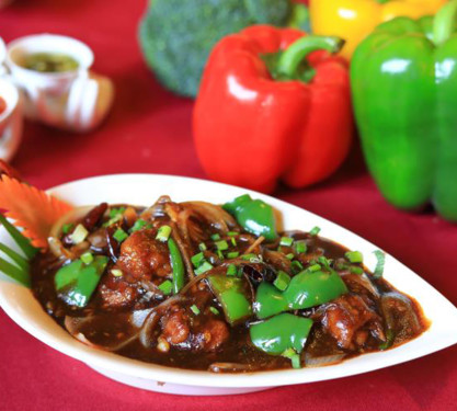 Chicken In Blackbean Sauce [Gravy] 6Pcs Boneless