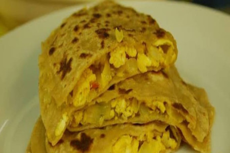 Egg Bhurji Stuffed Ghee Wala Paratha.