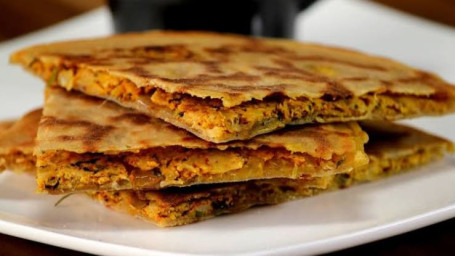 Mutton Keema Stuffed Ghee Wala Paratha.