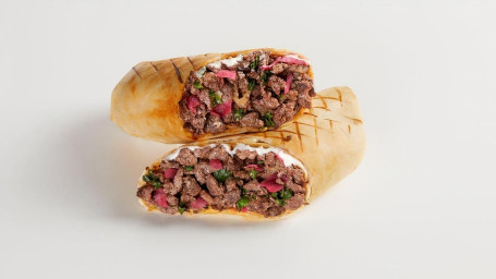 Lamm-Shawarma-Wrap Mit Can-Pop