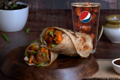 2 Classic Non Veg Rolls Pepsi