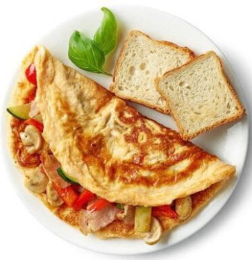 Bread Butter Masala Omelette