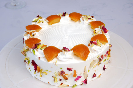 Vanilla Gulab Jamun Cake Egg