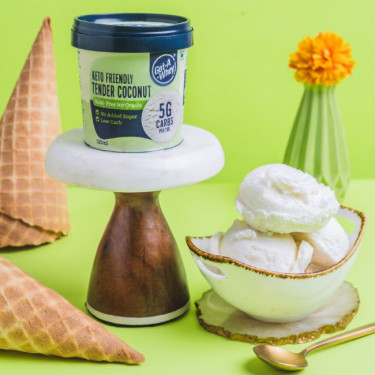 [125 Ml] Keto Tender Coconut Ice Cream