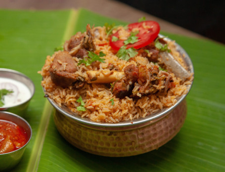 Mutton With Egg Biryani