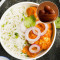 Butter Chicken With Rice Dessert Combo