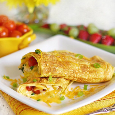 Domestic Chicken Egg Omelette