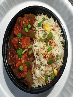 Sweet And Sour Mushroom With Noodle/Rice Bowl