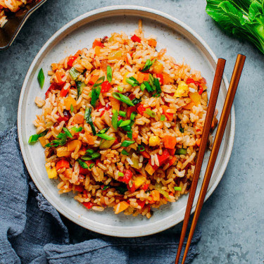 Veg Sweet And Sour Fried Rice