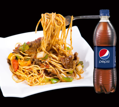 Egg Chow Mein Cold Drink (As Per Availability)