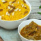 Basanti Pulao With Chicken Curry