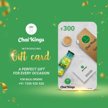 300Rs Chai Kings-Geschenkkarte