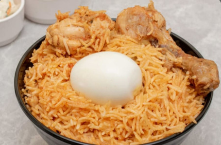 Chicken Dum Biryani With Tandoori Ckn Qtr