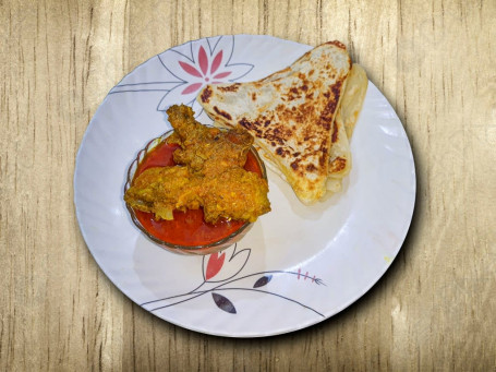 Paratha With Mutton Kasha [3,2 Pieces]