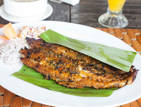 Grilled Fish In Banana Leaf