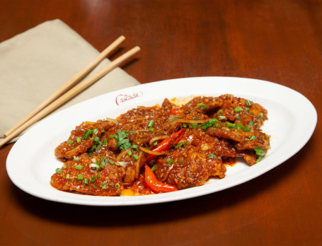 Braised Fish With Ginger Chilli