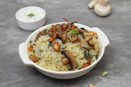 Mushroom Cashew Pulao