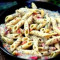 White Penne Pasta+ Burger Buzz