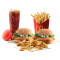 2 Mcspicy Chicken Mcnuggets 20 Stück Pommes (L) Cola