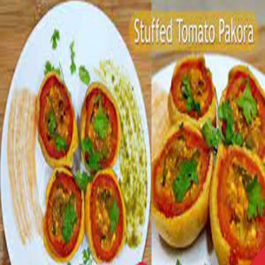 Stuffed Tomato Pakoras