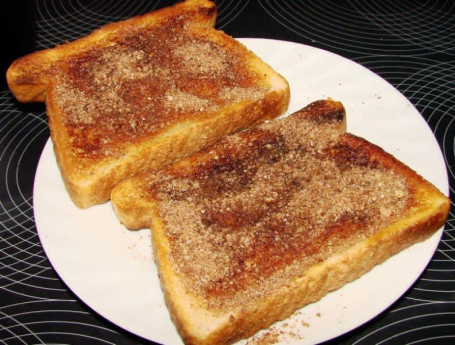 Bread, Butter And Sugar Bread, Butter, Salt And Pepper (2 Slices)