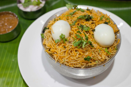 Egg Biryani (Half Plt)