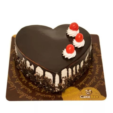 Black Forest Heart Cake